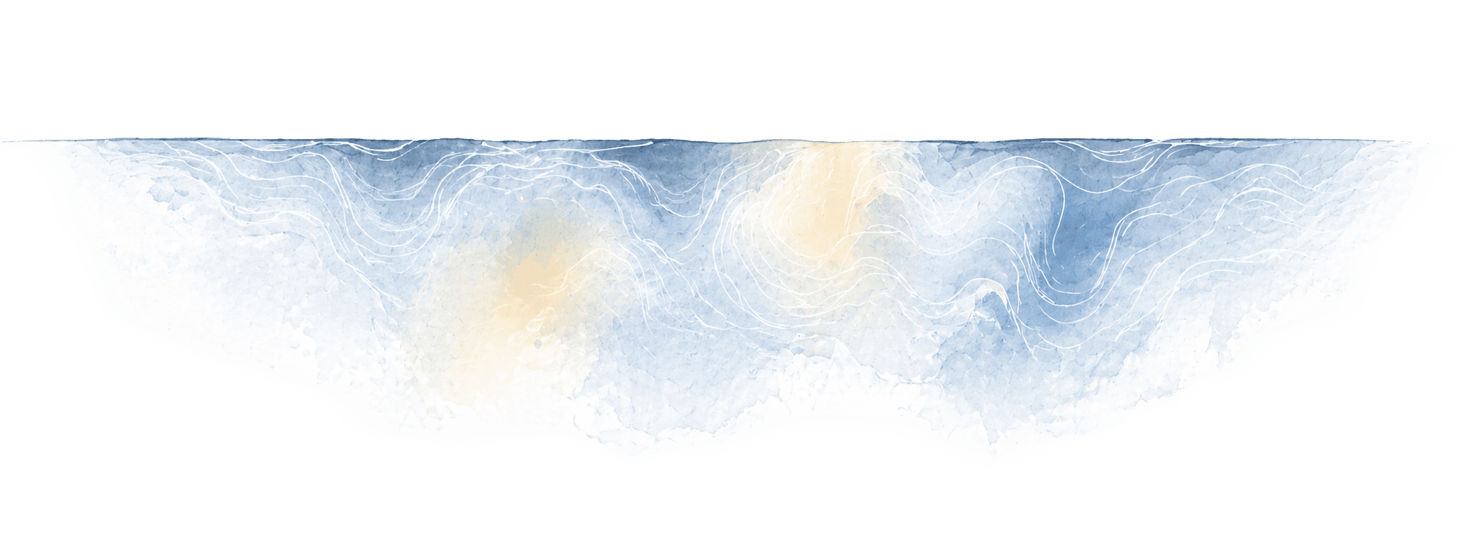 Watercolor undercurrent — the acoustic depth we index